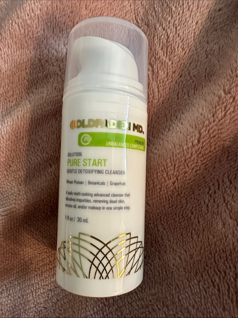 Goldfaden MD Pure Start Gentle Detoxifying Facial Cleanser 1 fl oz